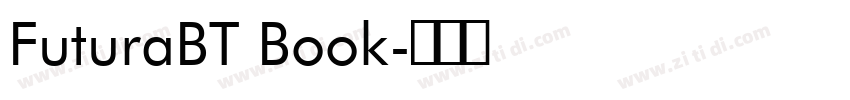 FuturaBT Book字体转换